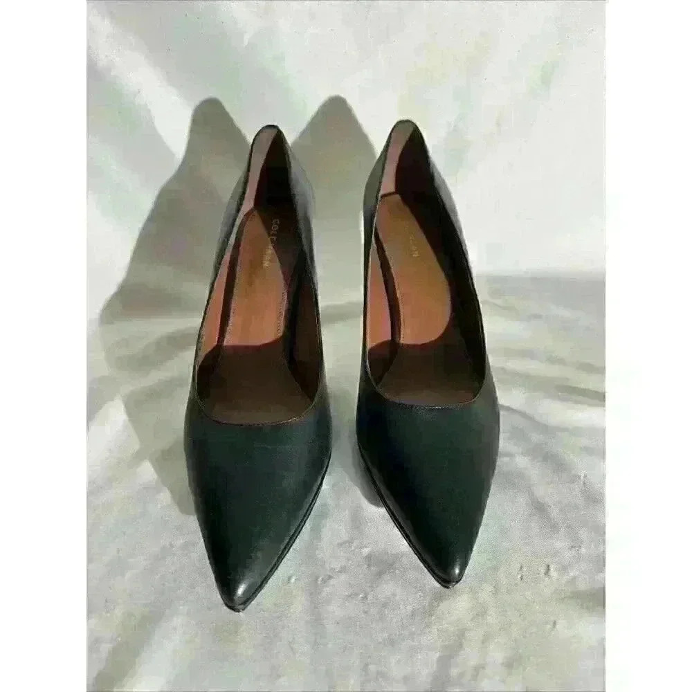 Cole Haan Idala Pumps Black Leather Size 9.5B
